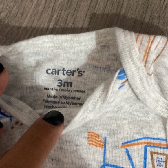 Bundle of 2 Carter’s Baby Tank Onesies - Picture 3 of 3